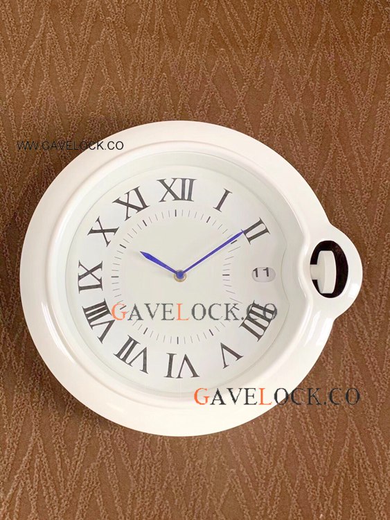 New Cartier Ballon Bleu White Wall Clock - AAA Quality